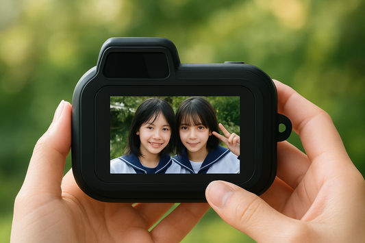 Mini Slr-Shaped 1080P Pocket DV Camera – Portable Body Cam, Action Camera with Display Screen, Loop Recording, & Filters